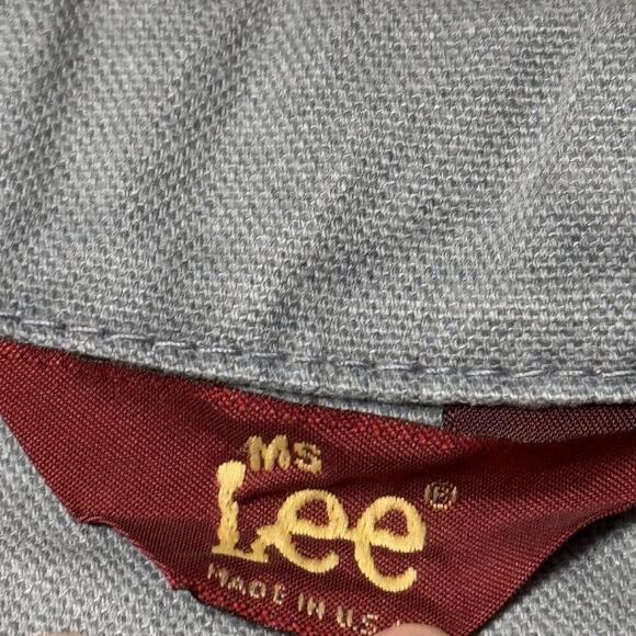 EUC Women’s Ms Lee Grey Denim Corduroy Button up Vest  Size Medium - Picture 2 of 6